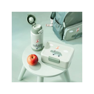 Done by Deer Dětská termoska Playground - Zelená - obrázek