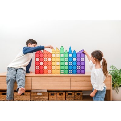 Connetix Magnetická stavebnice - Rainbow Mini Pack, 24 ks - obrázek