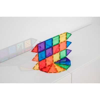 Connetix Magnetická stavebnice - Rainbow Mini Pack, 24 ks - obrázek