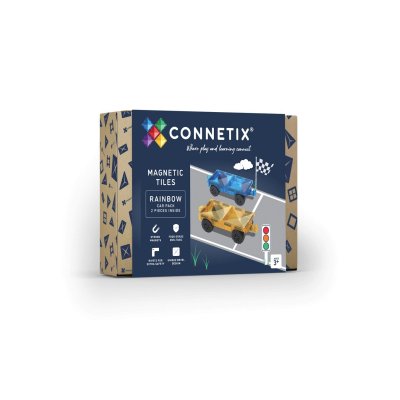 Connetix Magnetická stavebnice - Rainbow Car Pack, 2 ks - Q17400_Connetix_Magneticka_stavebnice_Rainbow_Car_Pack_001.jpg