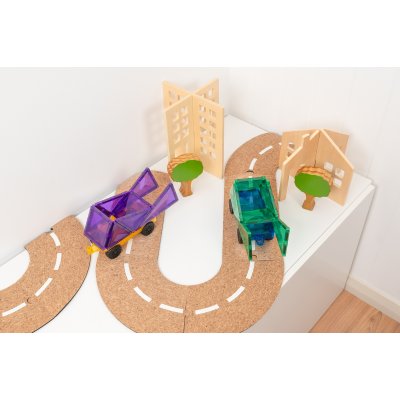 Connetix Magnetická stavebnice - Rainbow Car Pack, 2 ks - obrázek