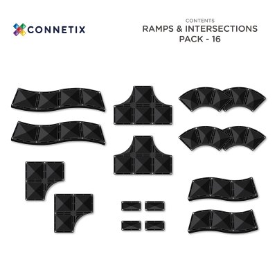 Connetix Magnetická stavebnice - Ramps & Intersections Pack, 16 ks - obrázek