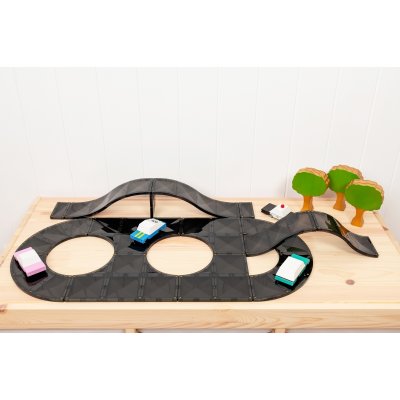 Connetix Magnetická stavebnice - Ramps & Intersections Pack, 16 ks - obrázek