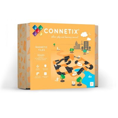 Connetix Magnetická stavebnice - Ramps & Intersections Pack, 16 ks