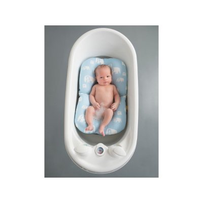 Simply Good polštářek na koupání - Elephants modrá - obrázek