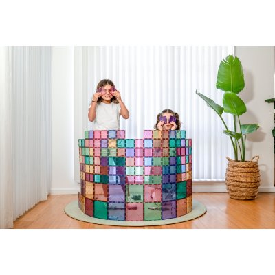 Connetix Magnetická stavebnice - Pastel Square Pack, 40 ks - obrázek