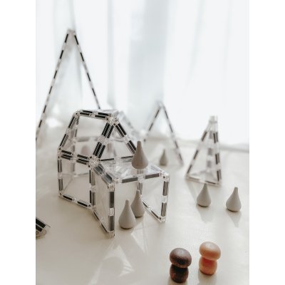 Connetix Magnetická stavebnice - Clear Starter Pack, 34 ks - obrázek