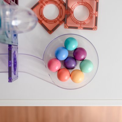 Connetix Sada kuliček - Pastel Ball Pack, 16 ks - obrázek