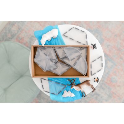 Connetix Magnetická stavebnice - Clear Shape Expansion Pack, 24 ks - obrázek