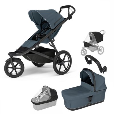 Thule Urban Glide 3 Kompletní kočárek + příslušenství - Dark Slate