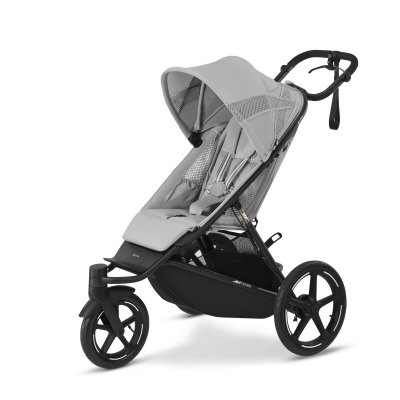 Cybex Avi Spin Kočárek od narození + Autosedačka + Základna - Fog Grey/Sand - obrázek