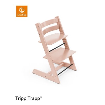 Stokke Tripp Trapp Set Židlička + Baby set + Pultík - Serene Pink/Vanilla White - obrázek