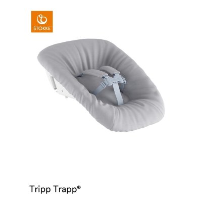 Stokke Tripp Trapp Set Židlička + Baby set + Newborn set - Serene Pink/Grey - obrázek
