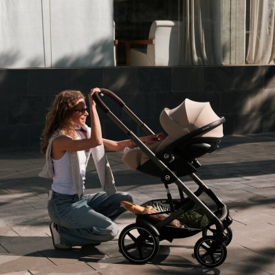 Cybex Talos S Lux Kompletní kočárek - Taupe/Almond Beige - obrázek