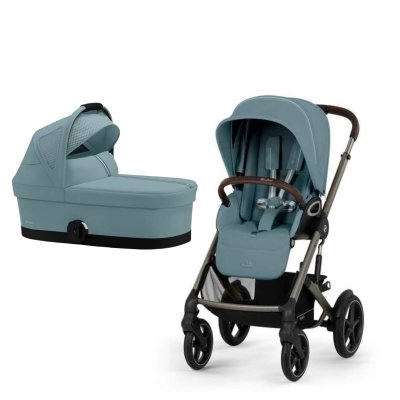 Cybex Talos S Lux Kompletní kočárek - Taupe/Stormy Blue