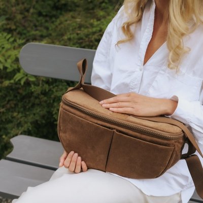 Elodie Details Organizér Half Moon - Caramel Brown