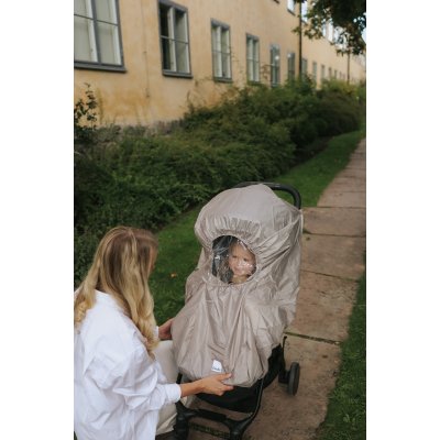 Elodie Details Pláštěnka na kočárek Uni - Tender Taupe - obrázek