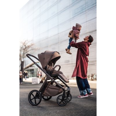 EasyWalker Zoey Kočárek Trojkombinace - Pure Black - obrázek