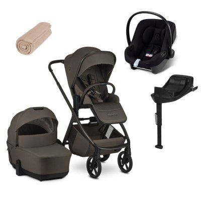 EasyWalker Zoey Kočárek Trojkombinace - Chestnut Brown