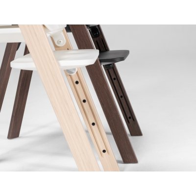 Stokke Steps Židlička - Black/Warm Brown - obrázek