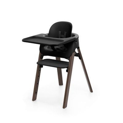 Stokke Steps Židlička - Black/Warm Brown