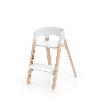 Stokke Steps Židlička - White/Natural - obrázek
