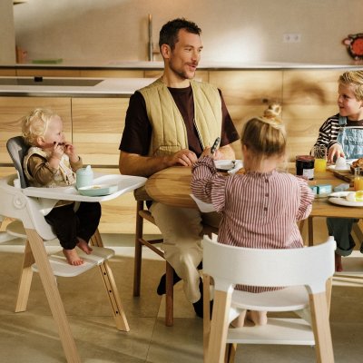 Stokke Steps Židlička - White/Natural