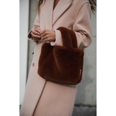 Studio Noos Mini kabelka Faux Fur - Natural - obrázek