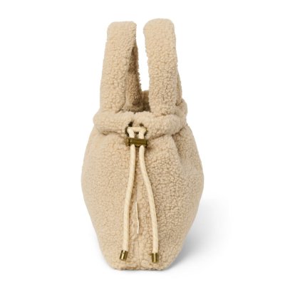 Studio Noos Mini taštička se stahovací stuhou Teddy - Ecru - obrázek