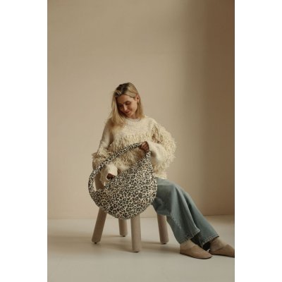 Studio Noos Crossbody taška Soft Cotton - Leopard - obrázek