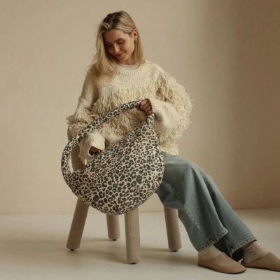 Studio Noos Crossbody taška Soft Cotton - Leopard