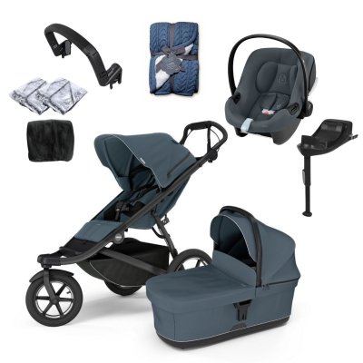 Thule Urban Glide 3 Kompletní kočárek + Autosedačka a příslušenství - Dark Slate