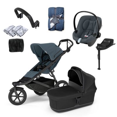 Thule Urban Glide 3 Kompletní kočárek + Autosedačka a příslušenství - Dark Slate/Black