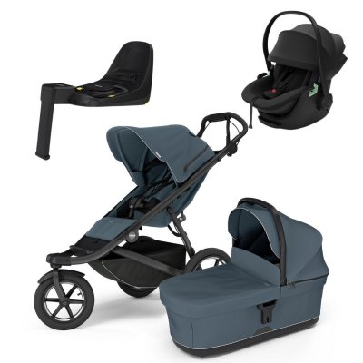 Thule Urban Glide 3 Kompletní kočárek + Autosedačka s bází - Dark Slate