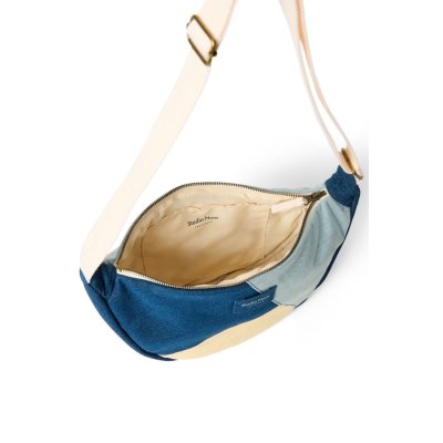 Studio Noos Crossbody ledvinka Denim - Patchwork - obrázek