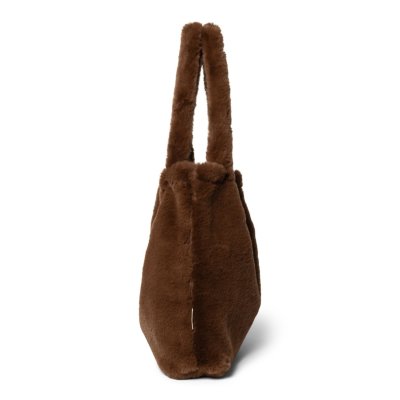 Studio Noos Taška Mom Bag Faux Fur - Brown - obrázek