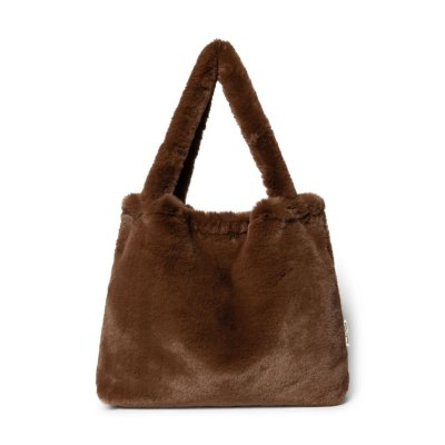 Studio Noos Taška Mom Bag Faux Fur - Brown