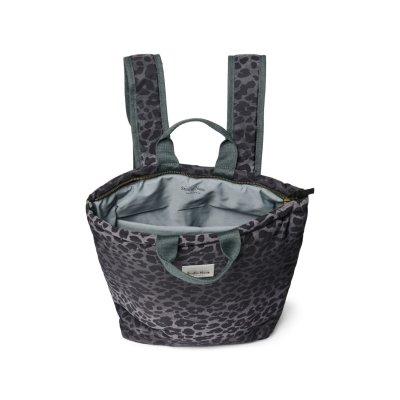 Studio Noos Batoh pro maminky Puffy - Black Leopard - obrázek