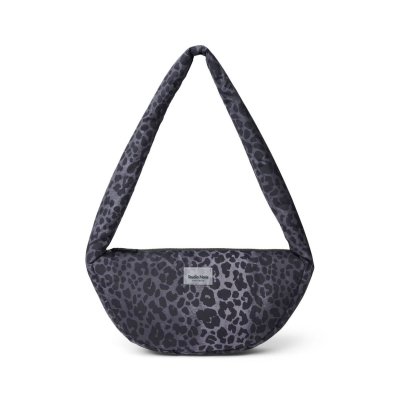 Studio Noos Crossbody taška Mini Puffy - Black Leopard