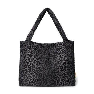 Studio Noos Taška Mom Bag Puffy - Black Leopard