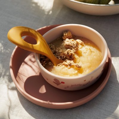 Liewood Vivi Silikonový jídelní set - Butterfly/Apple Blossom