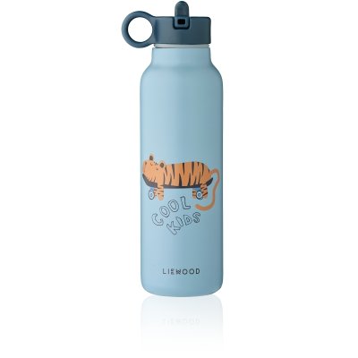 Liewood Falk Termoláhev 500 ml - Tiger/Beach Blue