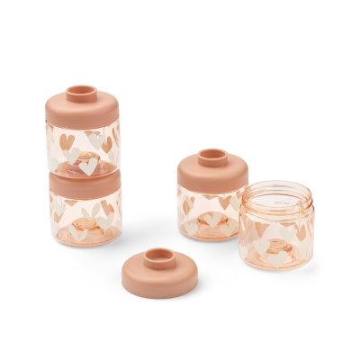 Liewood Dominique Úložné boxy na dětskou výživu - Sweethearts/Pale Tuscany