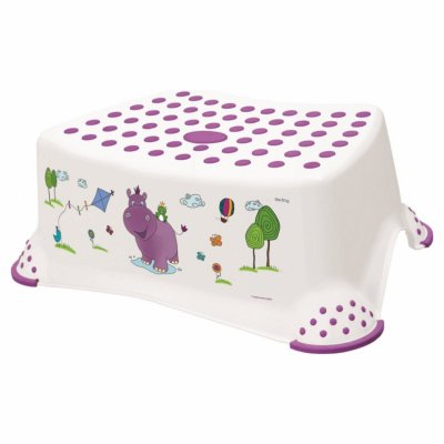 Keeeper stupínek k WC/umyvadlu - Hippo bílá