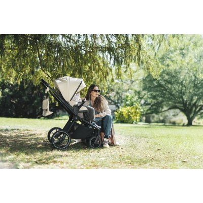 Zopa Set Kočárek Move Cross 5 + Hluboká korba Move XL 5 + Autosedačka XM + Báze - Ivory Beige - obrázek