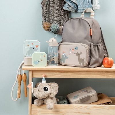 Done by Deer Láhev s brčkem Celebration, 350 ml - Písková - obrázek