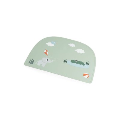 Done by Deer Silikonové prostírání Playground - Zelené - obrázek