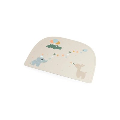 Done by Deer Silikonové prostírání Celebration - Pískové - obrázek