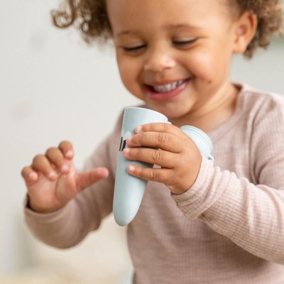 Done by Deer Silikonové formičky Dotti, 3 ks - Modré - obrázek