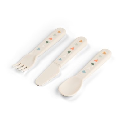 Done by Deer Foodie Dětský příbor Celebration - Pískový - obrázek